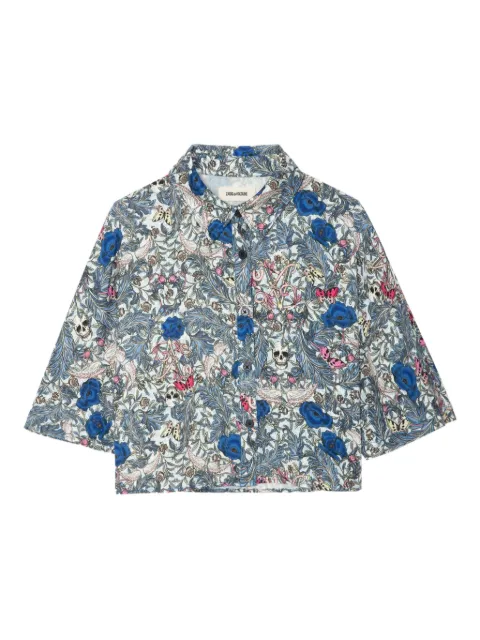 Zadig&Voltaire Tiago floral-print shirt