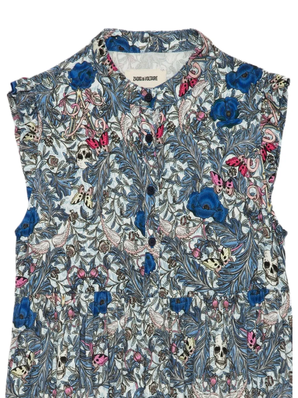 Zadig&Voltaire robe froncée à fleurs | Robes décontractées | Image 2