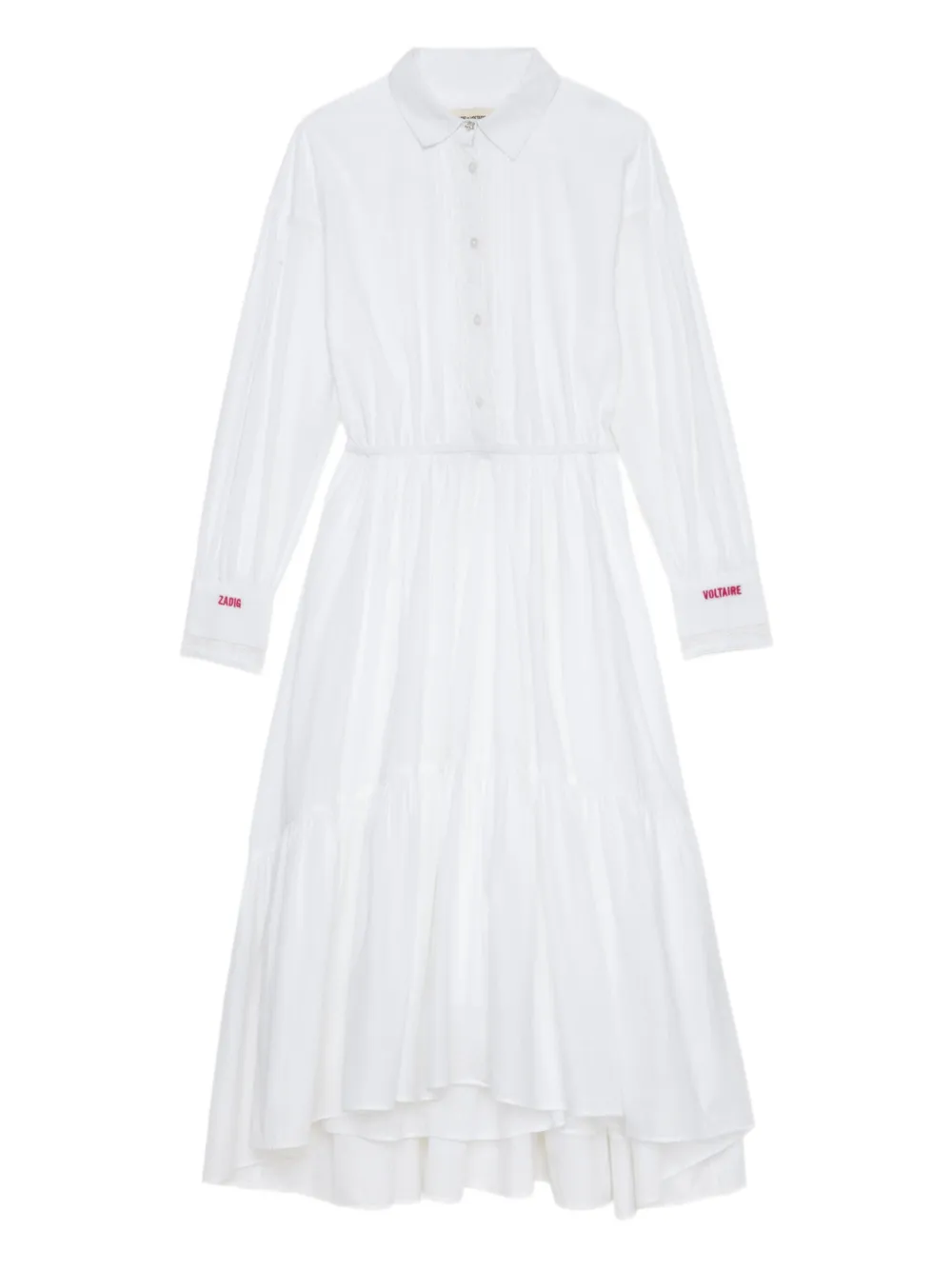 Zadig&Voltaire Gelaagde midi-jurk Wit