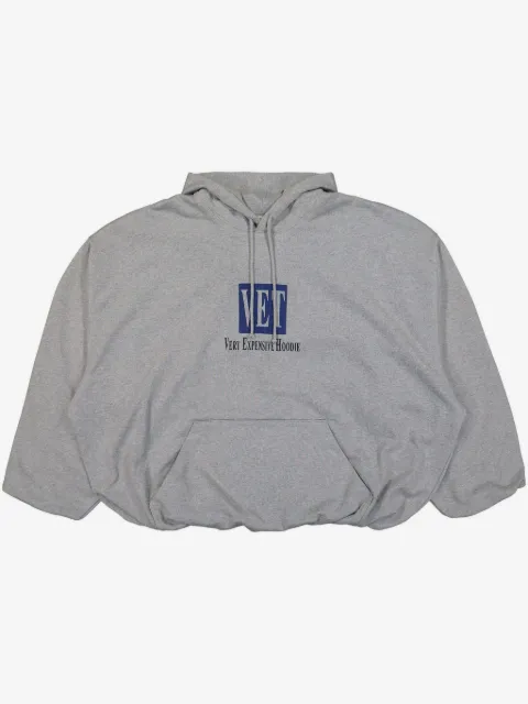 VETEMENTS sudadera estilo boxy con capucha y logo