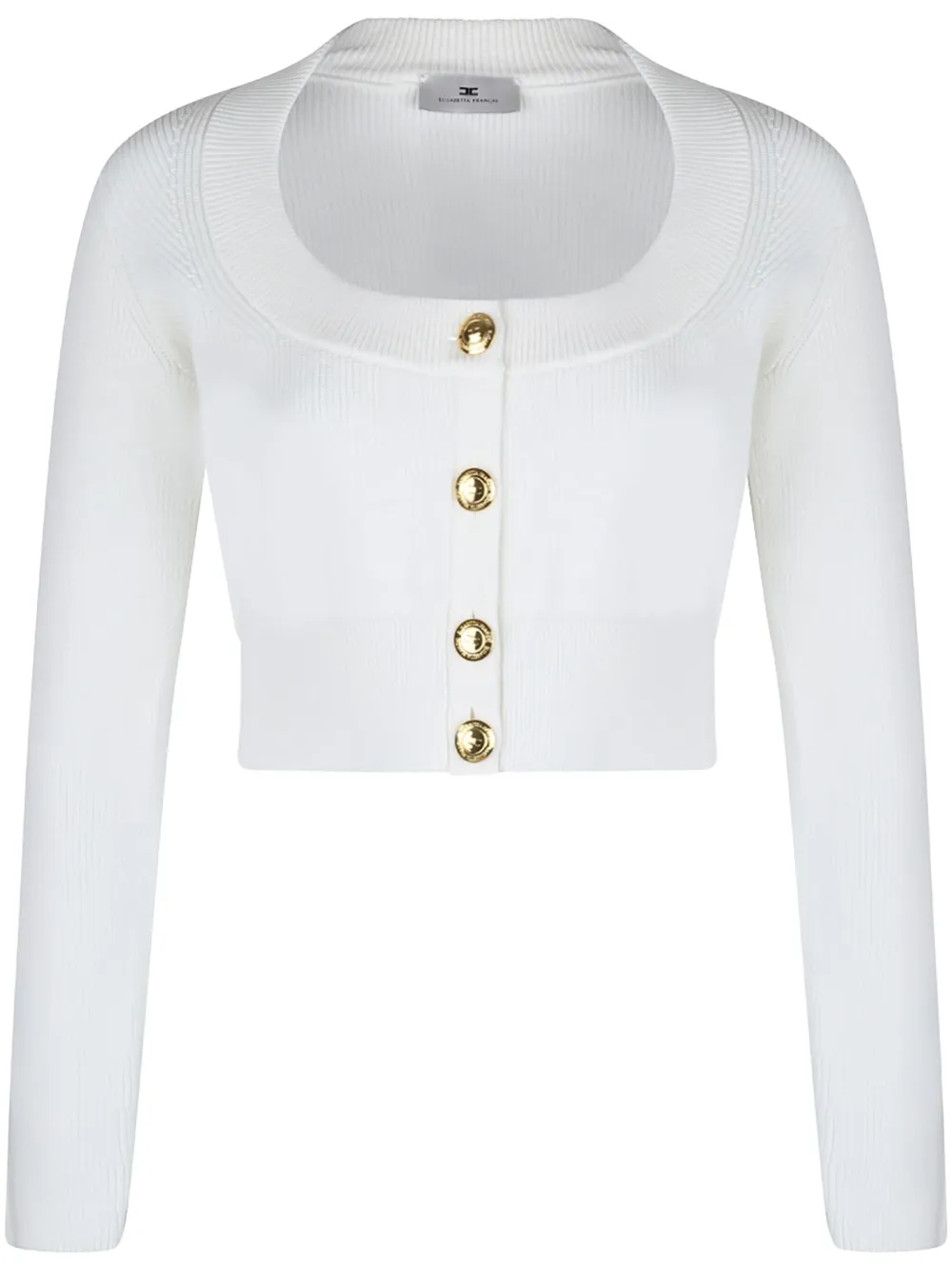 Elisabetta Franchi Button-down vest Beige