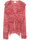 MARANT ÉTOILE Axeline blouse - Red
