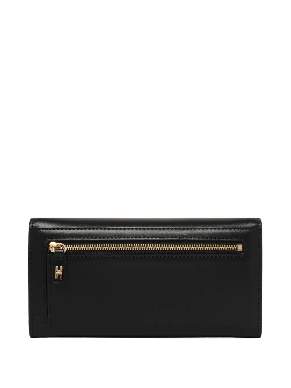 Elisabetta Franchi logo-plaque wallet - Zwart
