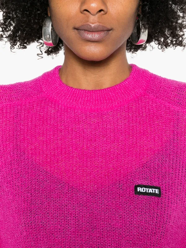 その他 ROTATE SS23 Rotate Sweaters Pink (1001151979 172435) Rotate Sweaters Pink | Vanaf € 160,-