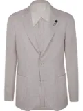 Lardini single-breasted blazer - Grey