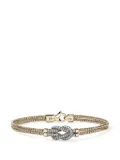 John Hardy 14K yellow gold Love Knot diamonds bracelet