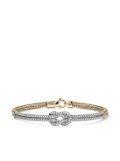 John Hardy 14K yellow gold Love Knot diamonds bracelet