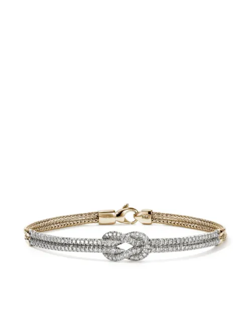 Bracelet Love Knot en 14ct pavé de diamants - John Hardy - Modalova