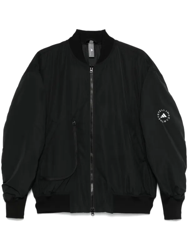 ブルゾン Stella Mccartney Wool Blend Oversize Bomber Jacket Adidas By Stella McCartney True Nature Bomber Jacket | Black