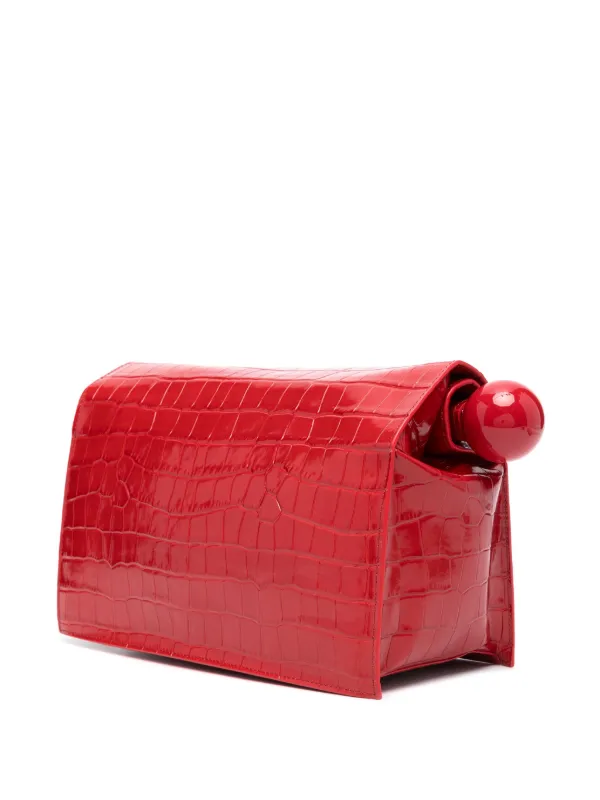 Jacquemus La Pochette Rond Clutch Bag | Red | FARFETCH