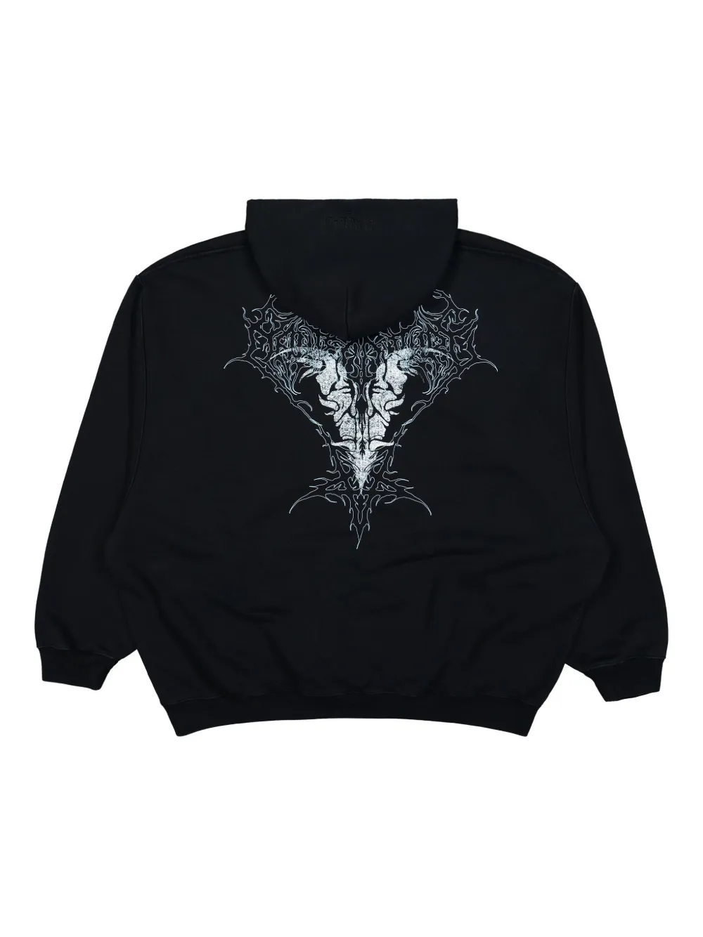 VETEMENTS Bone V hoodie - Zwart