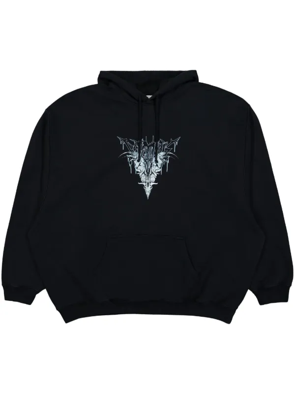 VETEMENTS Bone V パーカー | ブラック | FARFETCH JP