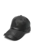 Juun.J embossed-logo grained cap - Black