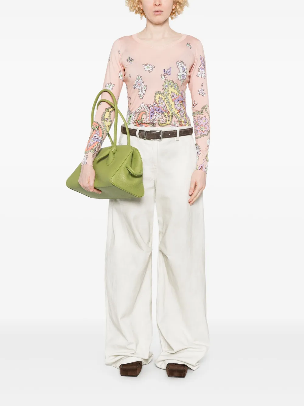 ETRO Trui met bloemenprint - Roze