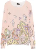 ETRO floral-print sweater - Pink