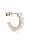 Sophie Bille Brahe 14kt yellow gold Petite Boucle de Perles pearl hoop earrings