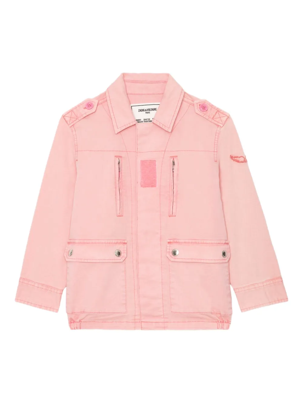 Zadig&Voltaire butterfly-print jacket | Pink | Image 1