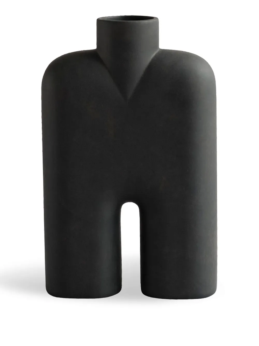 101 Copenhagen Mittelgroße Cobra Tall Vase (45cm x 10cm) - Schwarz