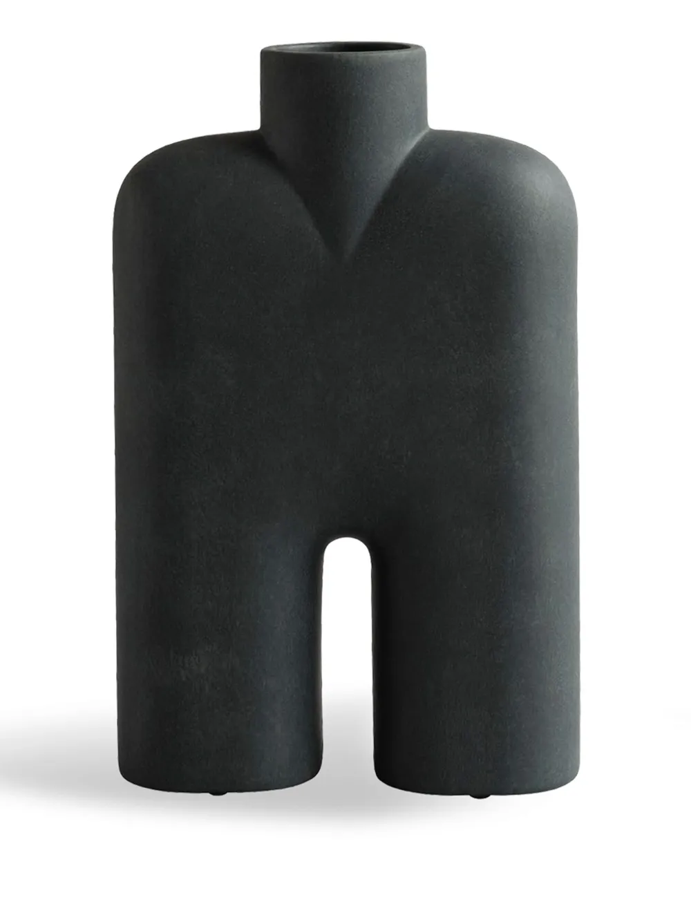 101 Copenhagen medium Cobra Tall vase (45cm x 10cm) | Black | Image 1