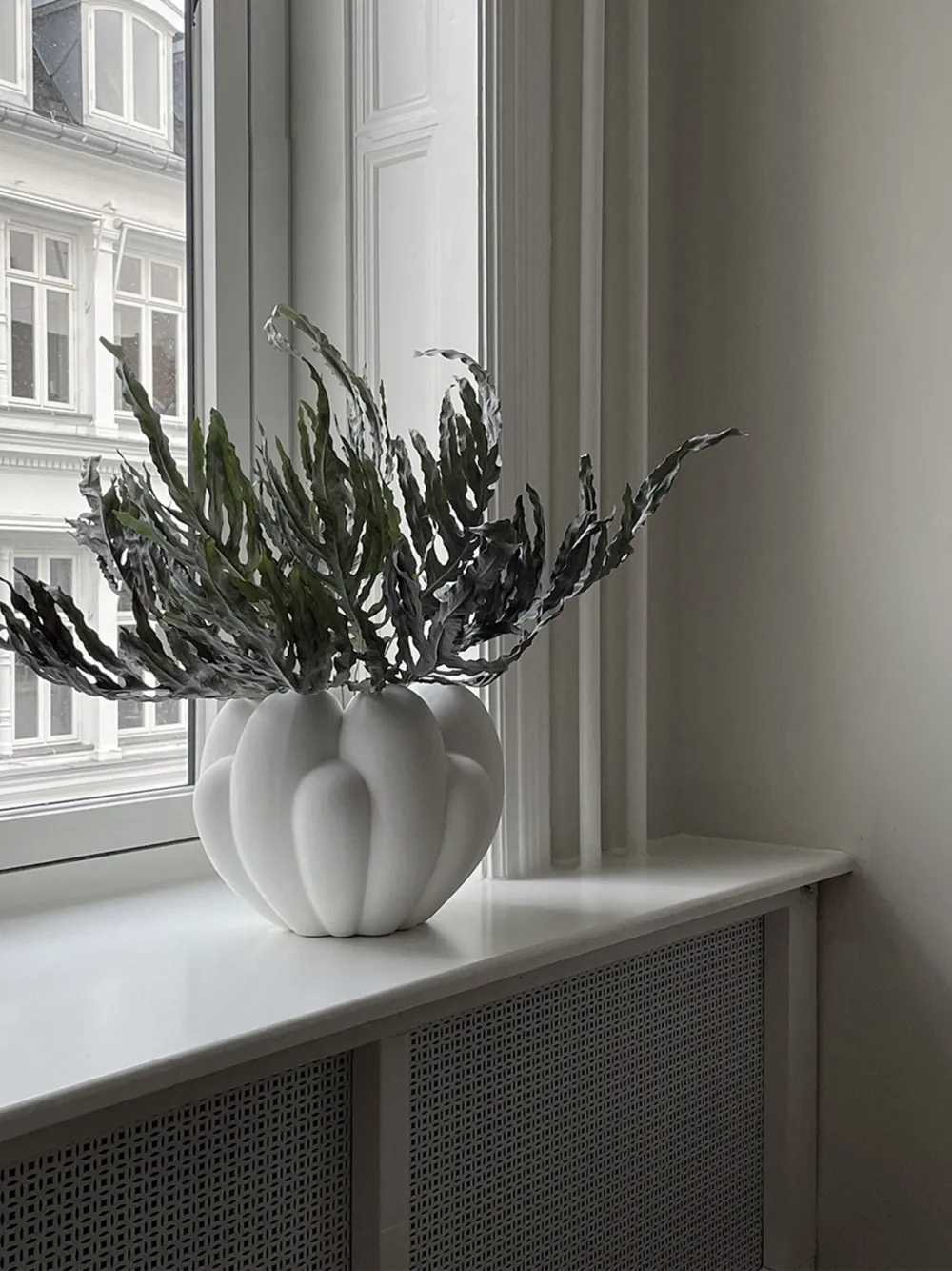 101 Copenhagen Sculptural Ceramic Vase In White