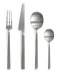 101 Copenhagen Kogei cutlery set (four-person setting) - Silver