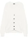 Zegna chunky-knit cardigan - White