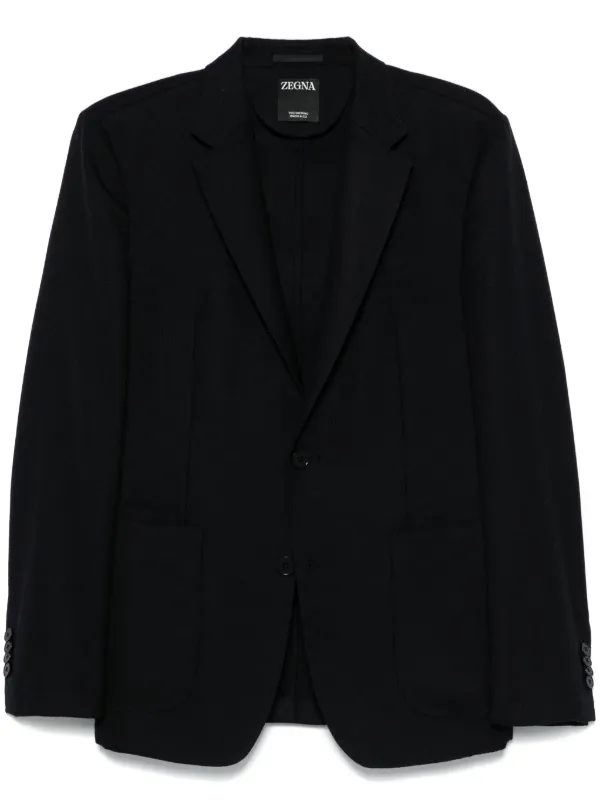 Zegna ウール ジャケット | ブルー | FARFETCH JP