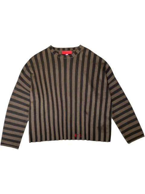 Eckhaus Latta suéter tejido con motivo de rayas