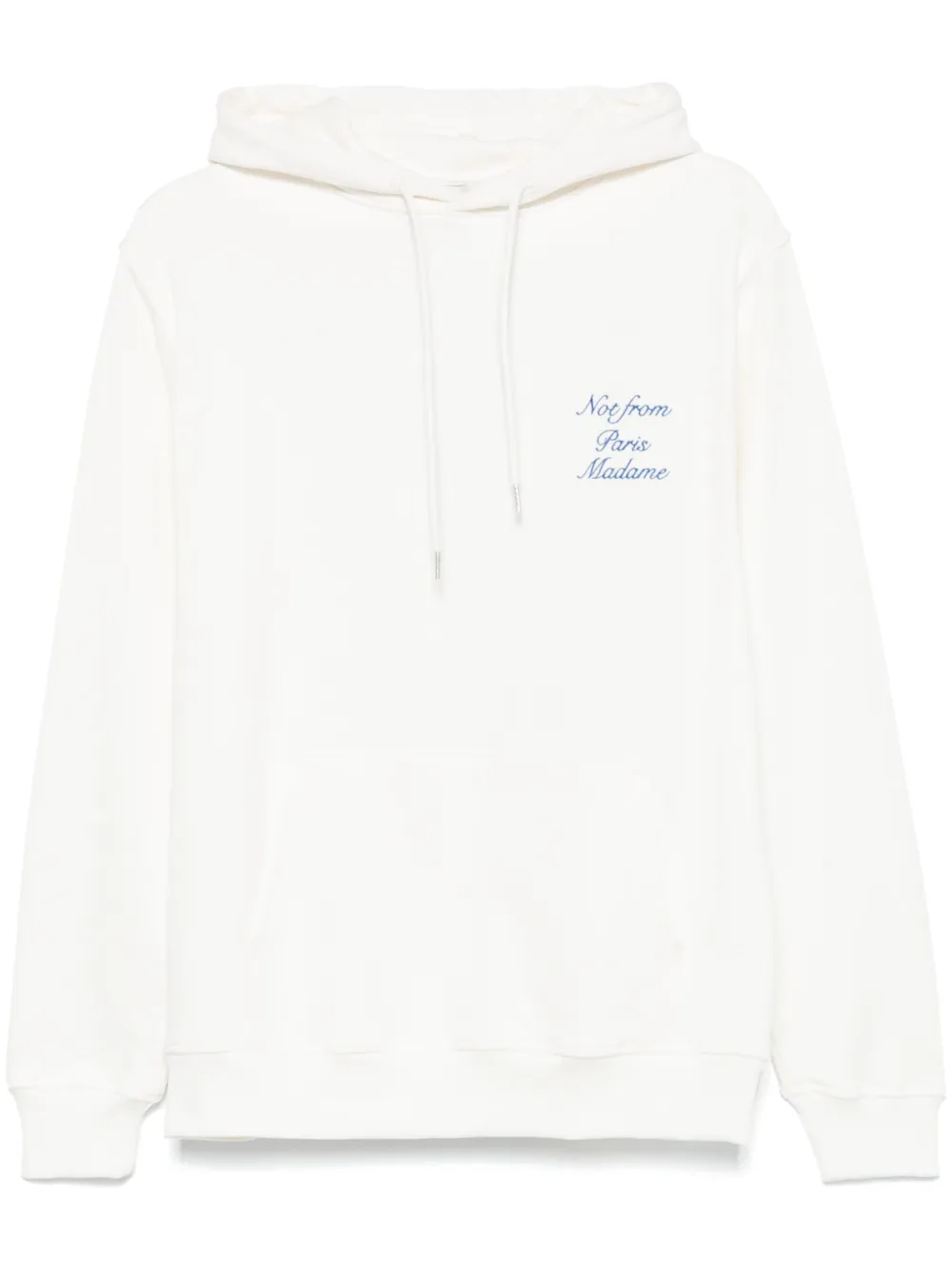 Image 1 of Drôle De Monsieur Slogan-embroidered hoodie