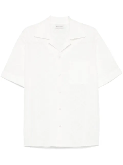 Drôle De Monsieur camisa con bordado inglés
