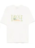 Drôle De Monsieur Tennis Court T-shirt - White