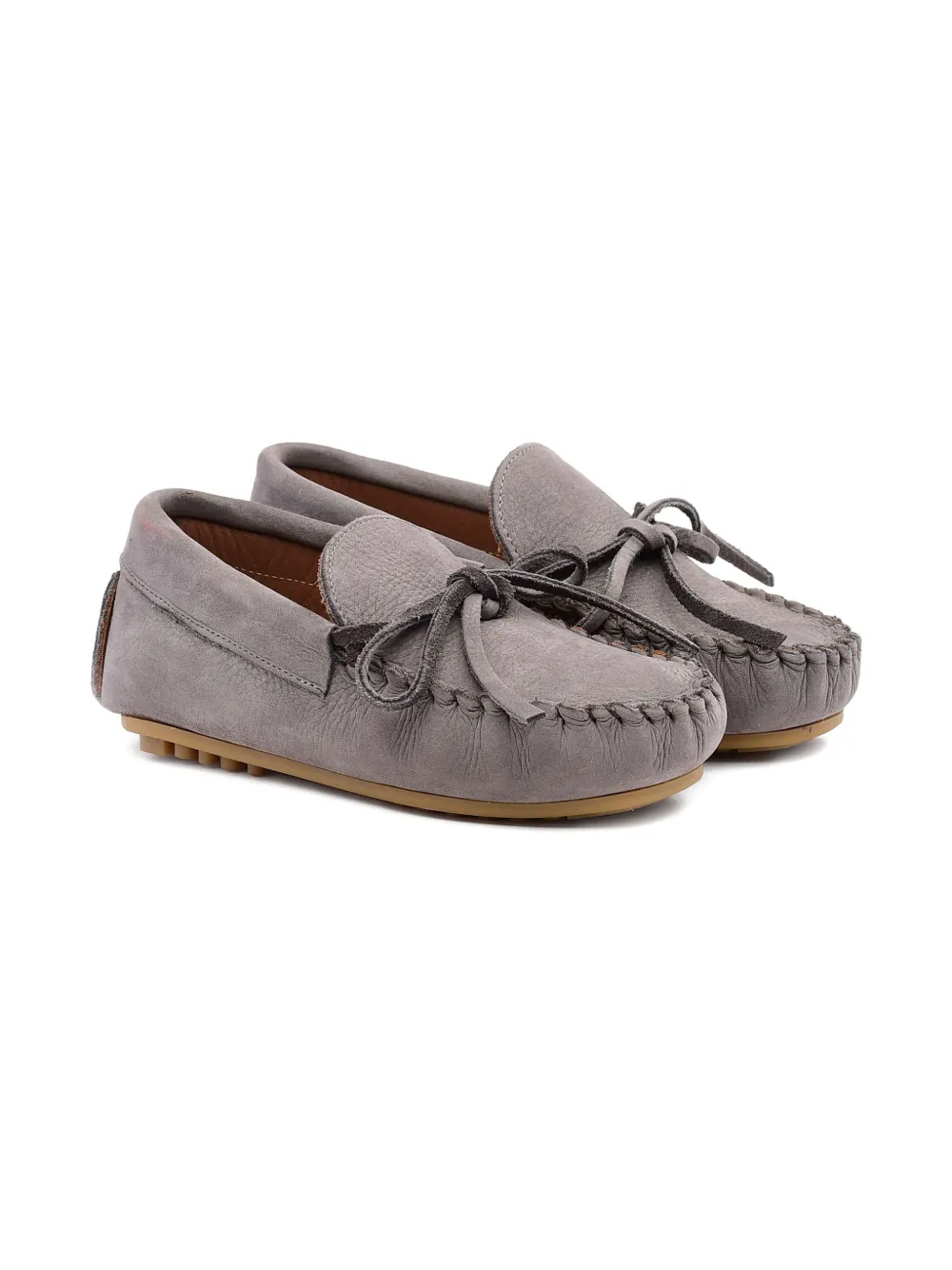 Pèpè leather moccasin slippers | Grey | Image 1