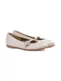 Pèpè Amanda flower-adorned ballet flats - Pink