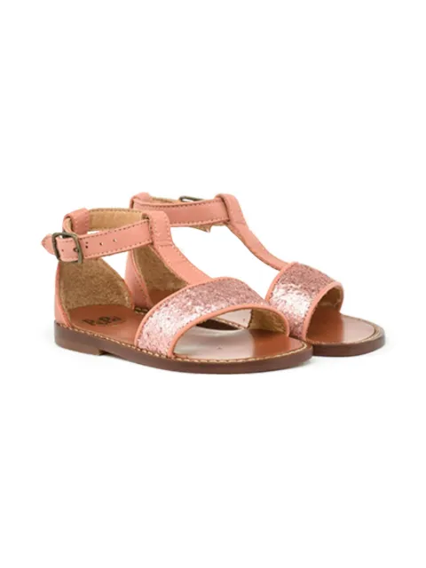 Pèpè glitter-embellished sandals
