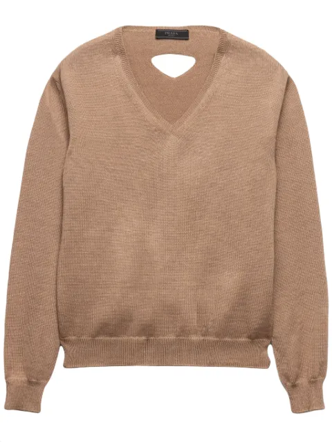 Prada Pullover mit V-Ausschnitt