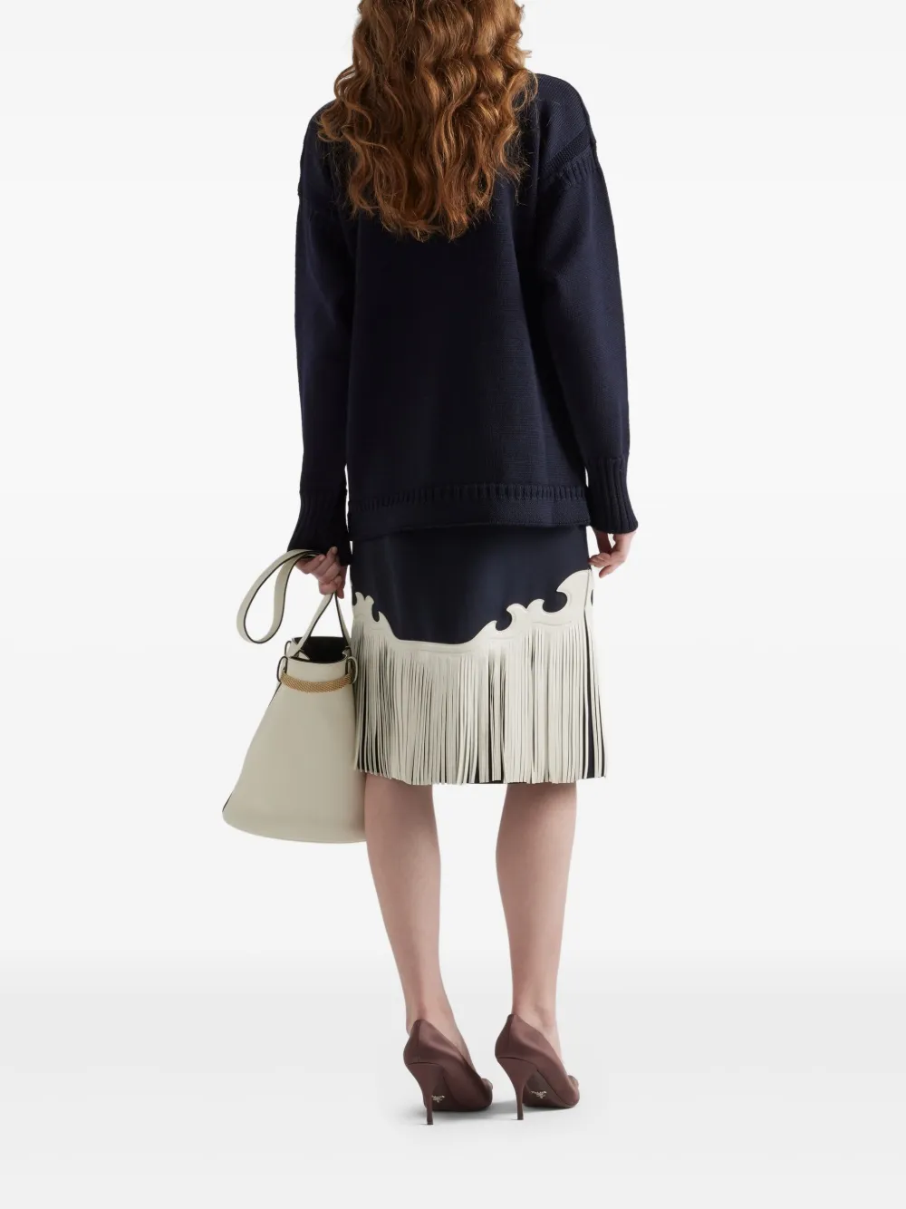 Prada Wollen trui Blauw