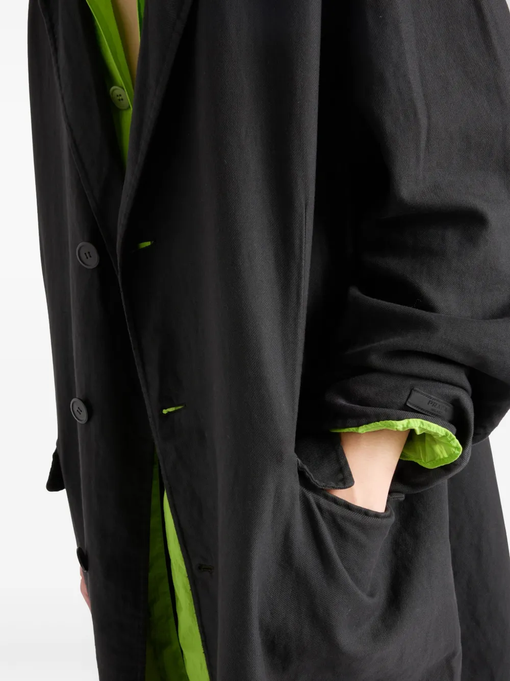 Prada シングルコート | グレー | FARFETCH JP