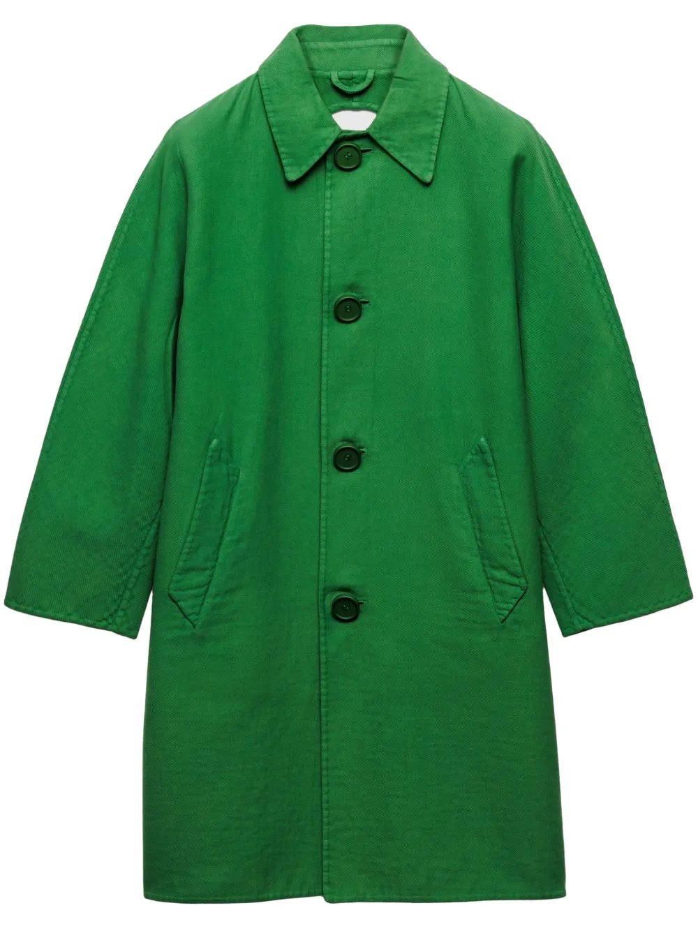 Prada single-breasted coat | Green | Image 1