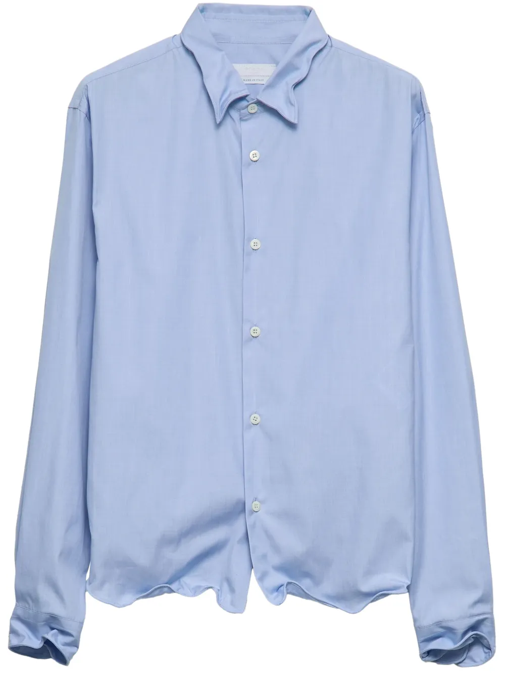 Prada Hemd aus Popeline | Blau | Image 1
