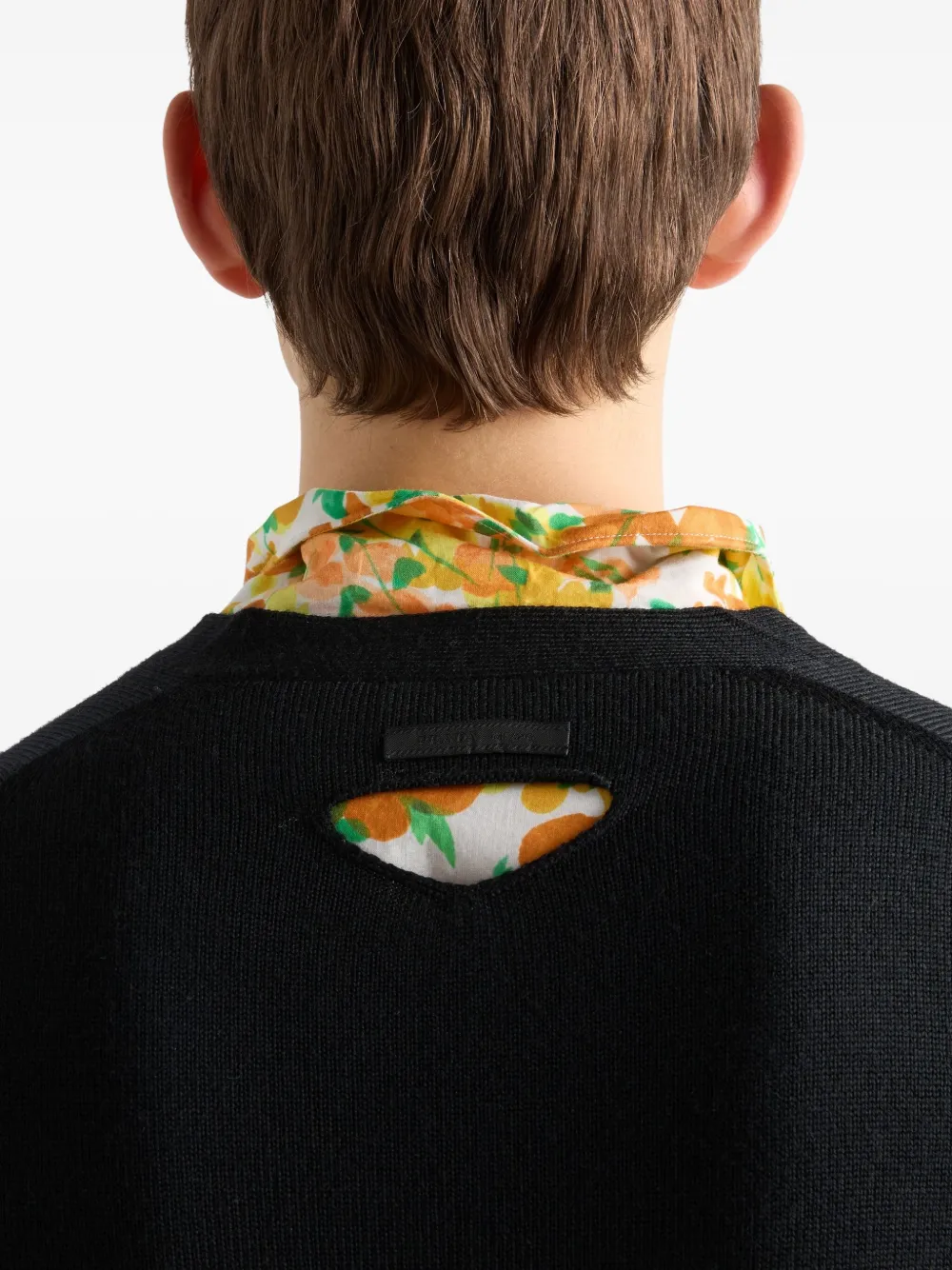 Prada Wollen vest Zwart