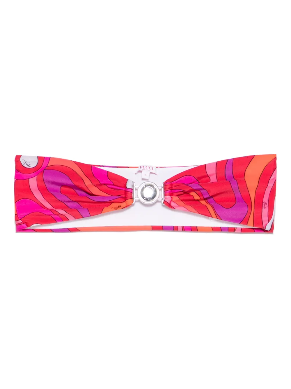 PUCCI Iride-print bikini top - レッド PUCCI Iride-print bikini top - レッド