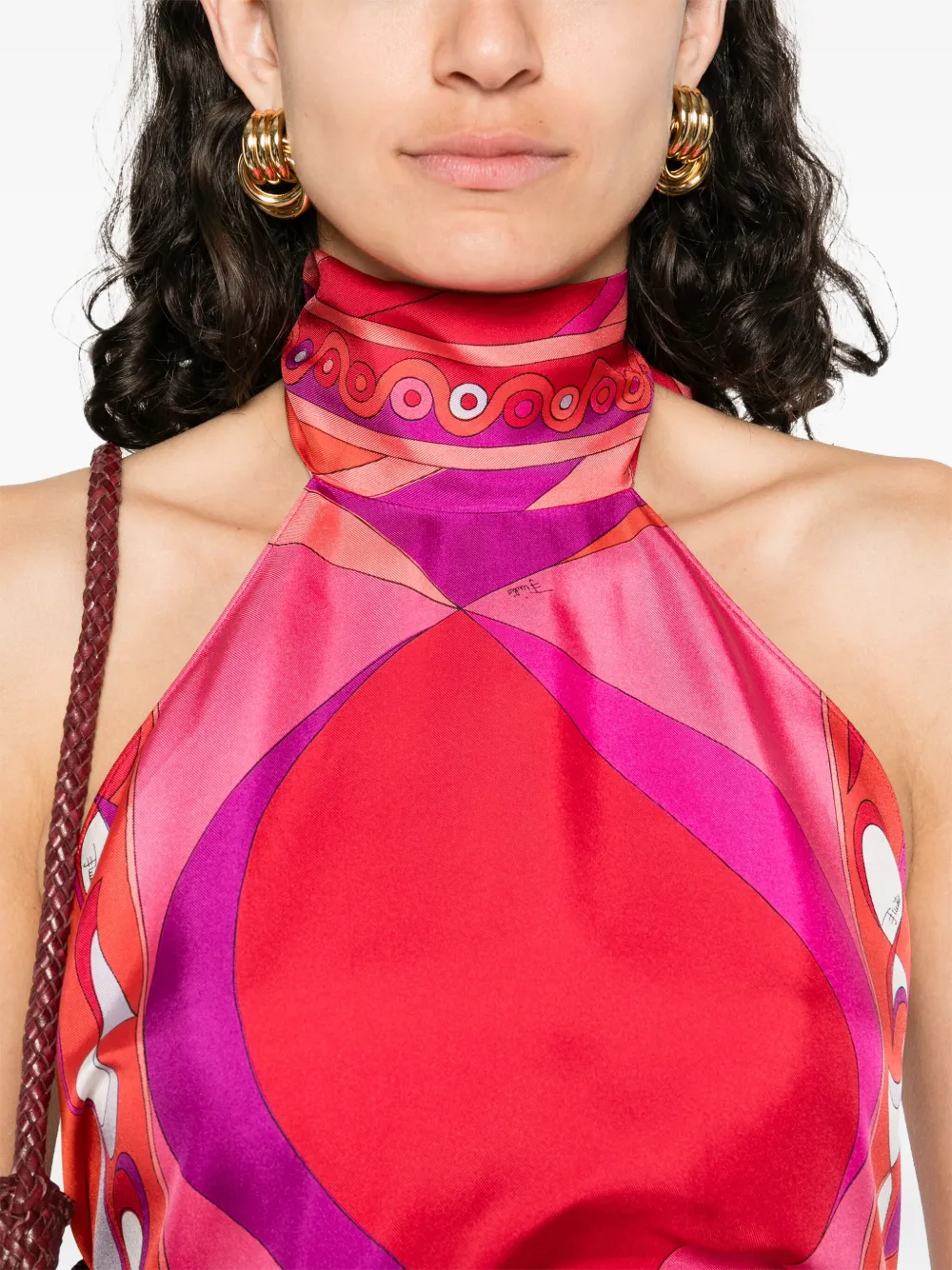PUCCI Top met grafische print Roze