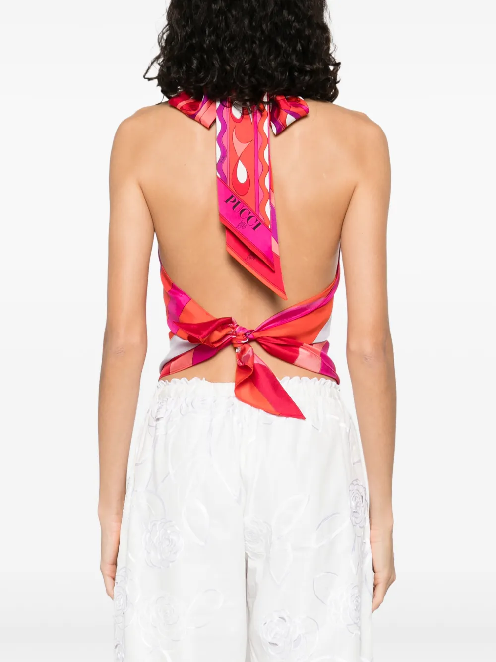 PUCCI Top met grafische print Roze