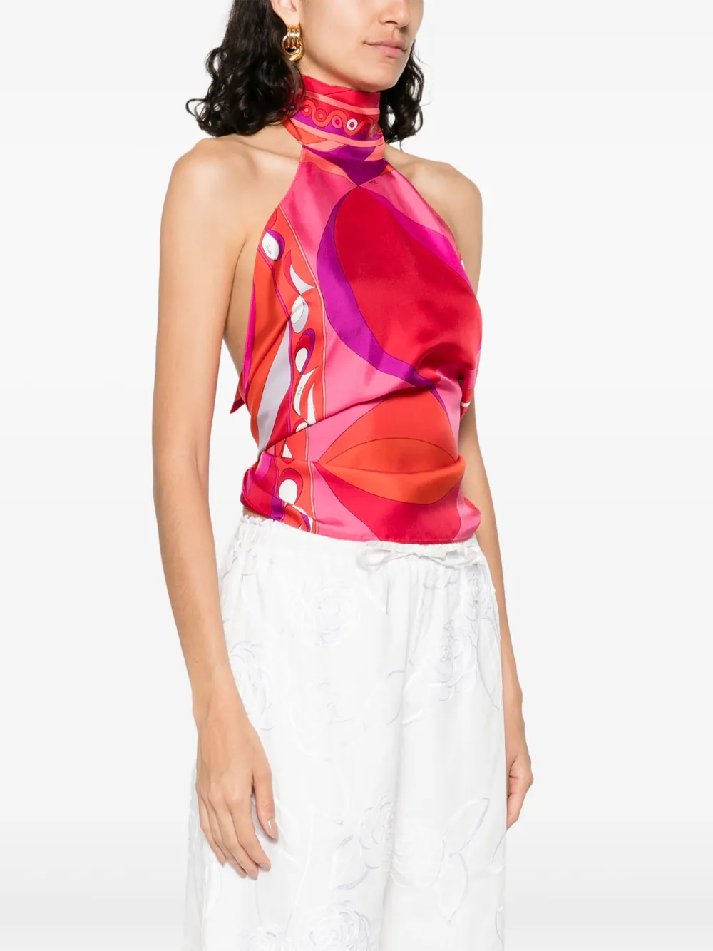 PUCCI Top met grafische print Roze