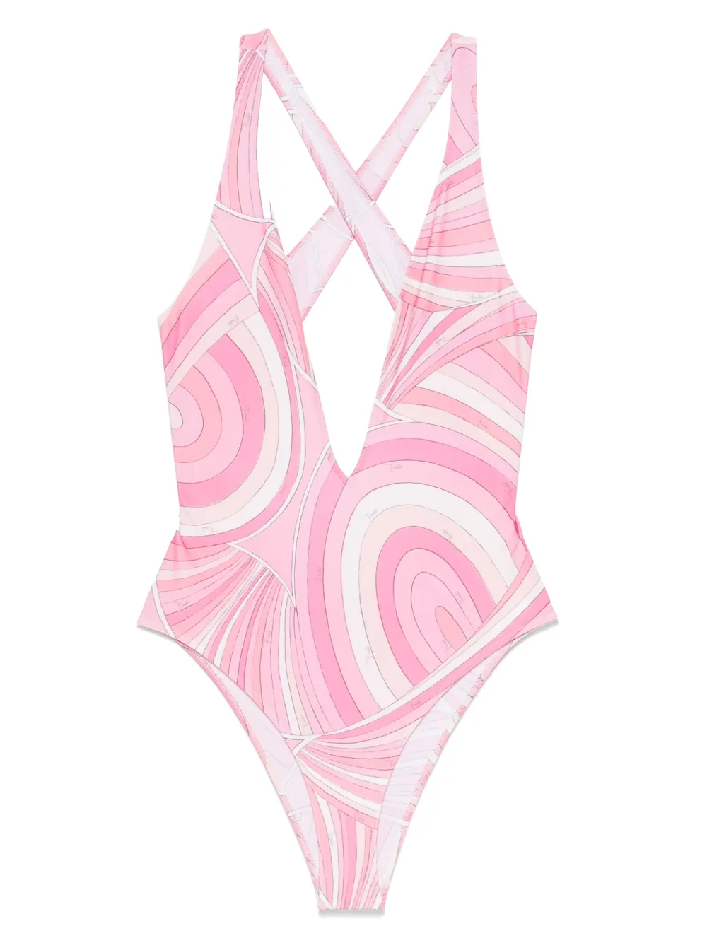 PUCCI Marmo-print swimsuit - ピンク PUCCI Marmo-print swimsuit - ピンク