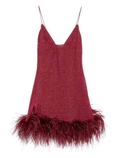Oséree Lumière Plumage mini dress