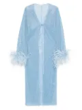 Oséree Lumière Plumage coat - Blue