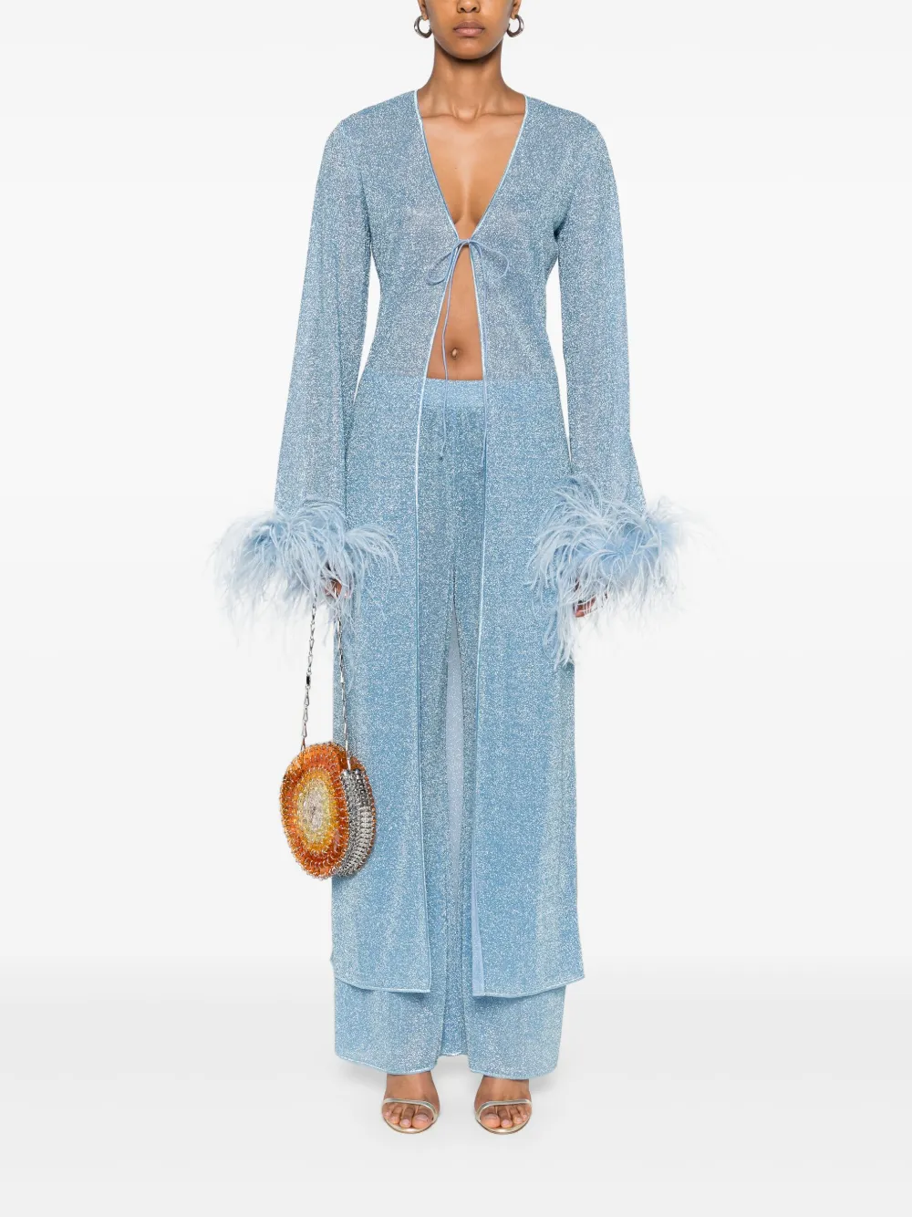 Oséree Lumière Plumage coat | Single Breasted Coats | Image 2
