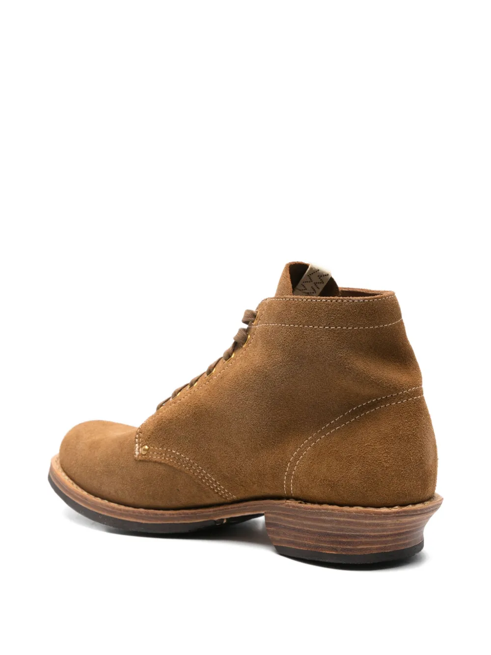 visvim Brigadier lace-up suede boots Brown