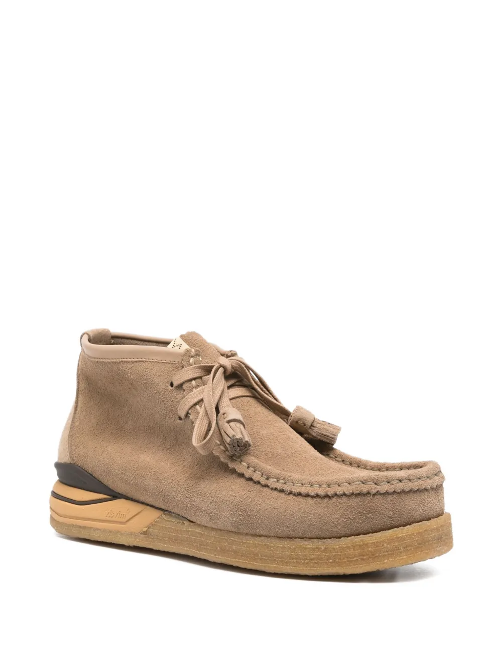 Visvim Beuys Trekker Folk Desert Boots In Brown